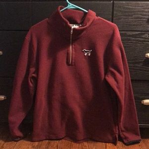 2 Fleece half zips